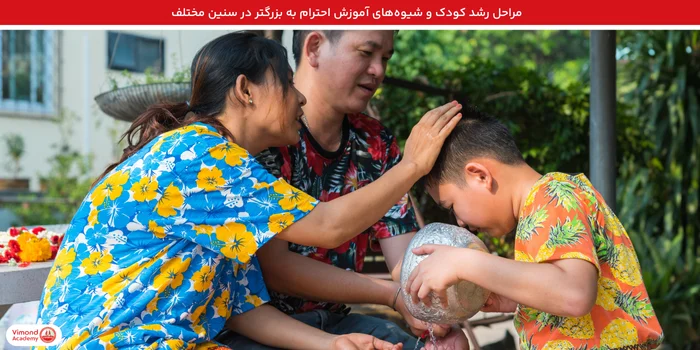 مراحل رشد کودک و شیوه‌های آموزش احترام به بزرگتر در سنین مختلف