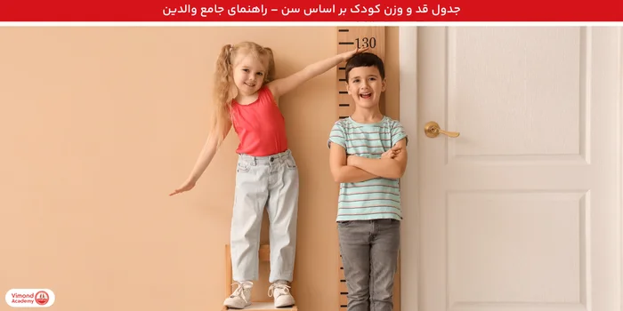 جدول قد و وزن کودک بر اساس سن – راهنمای جامع والدین